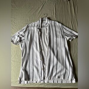 Men’s Zara short sleeve button up size XL